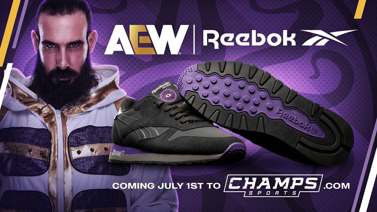 Get your own pair of Brodie Lee <a href="/Reebok/">Reebok</a> Classic Leather Sneakers on July 1st, exclusively at <a href="/champssports/">Champs Sports</a> 

The Huber Family will donate 100% of royalties to <a href="/HighmarkCaring/">Highmark Caring Place</a>, continuing Mr. Brodie Lee’s legacy of kindness, compassion, and community

#BrodieLeeLegacy