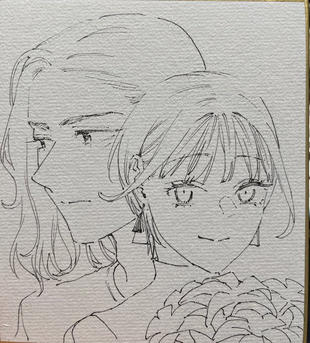 サンクリに持ってくやつ①
消しゴム使うとガサガサになる色紙を買ってしまったので、箔は使わず偏光ネイルポリッシュを使ったぞい。 