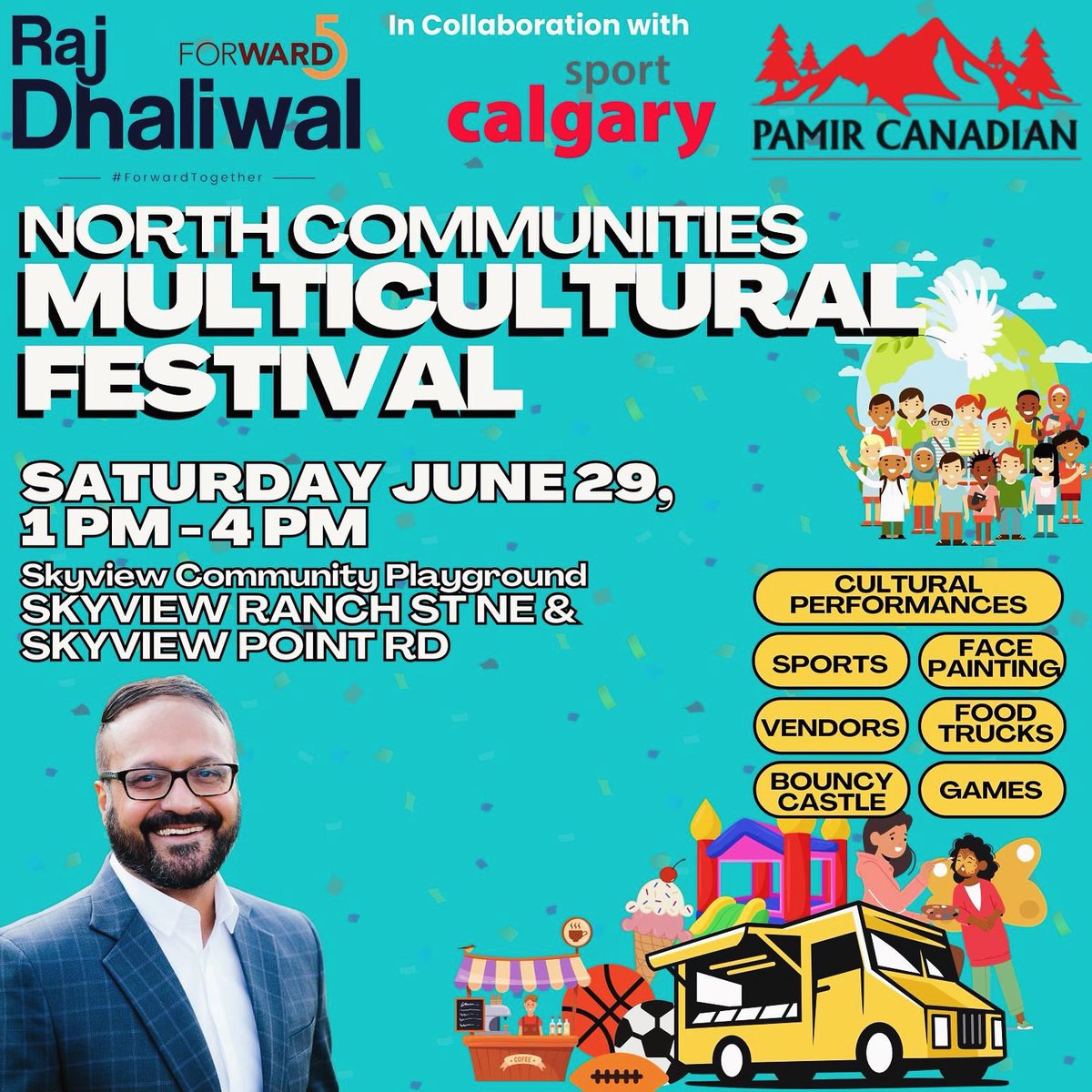 Pamir Canadian Multiculturalism Council 🇺🇦 🇨🇦 (@hipamircanadian) on Twitter photo 🎉 Welcome to the North Communities Multicultural Festival.
This amazing event is proudly presented by <a href="/RajDhaliwal_YYC/">Raj Dhaliwal</a> in collaboration with Sport Calgary and Pamir Canadian.
Don’t miss out on this unforgettable celebration of diversity and community spirit! #multiculturalism 🎉 Welcome to the North Communities Multicultural Festival.
This amazing event is proudly presented by <a href="/RajDhaliwal_YYC/">Raj Dhaliwal</a> in collaboration with Sport Calgary and Pamir Canadian.
Don’t miss out on this unforgettable celebration of diversity and community spirit! #multiculturalism
