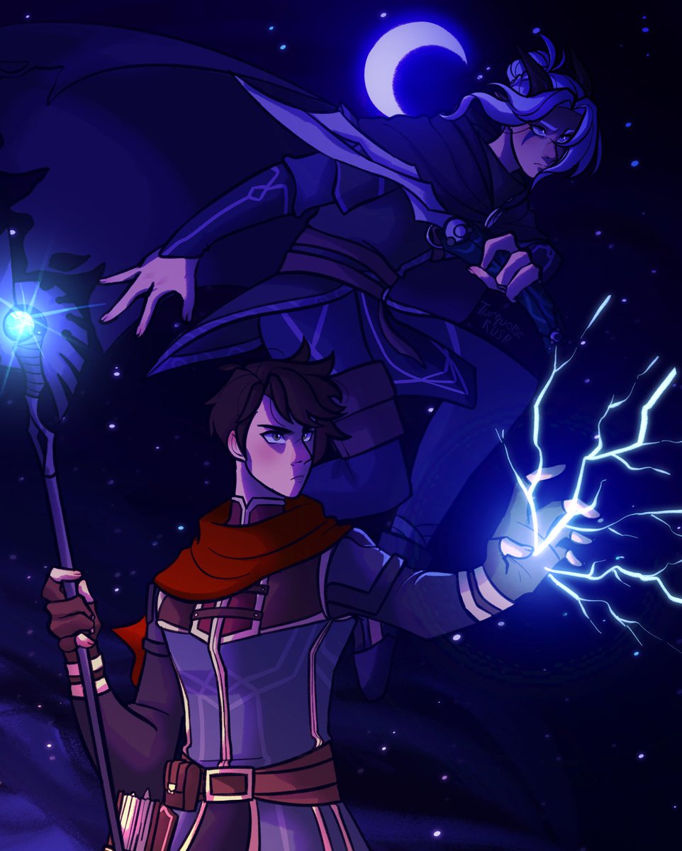 Turquoise_Rush_'s tweet image. I’m hoping we get to see more of rayllum fighting together in season 6 ✨
#thedragonprince #rayllum #tdpfanart