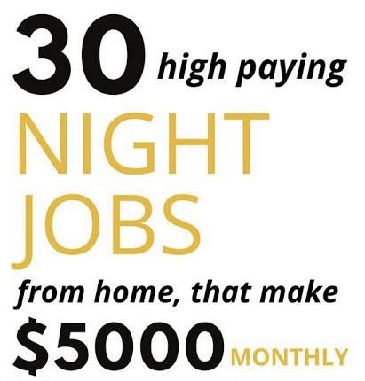 Discover Work from Home Night Jobs for 2024! 🌙
Earn $50/hr to $344/hr

What You Need:

Smartphone/PC 📱
High-Speed Internet 🚀
2 to 5 hours a night.

How to get the list:

1) Follow me (So I Can DM)
2) Like and Share this post
3)Comment "NightJobs"

#WorkFromHome #PartTimeJobs