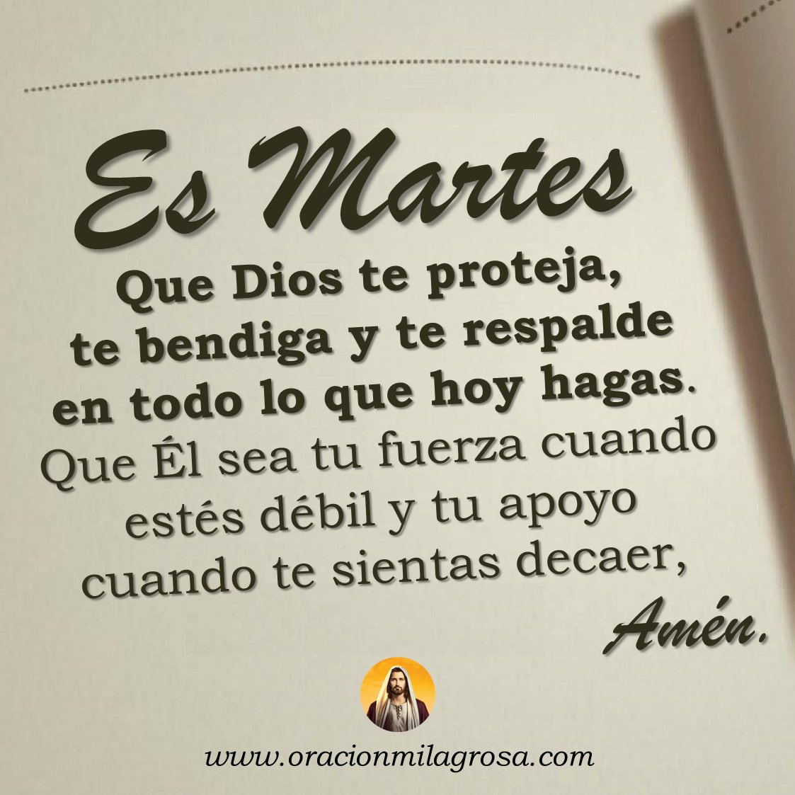 Te deseamos un martes lleno de bendiciones y el amor incondicional de Dios 🙏