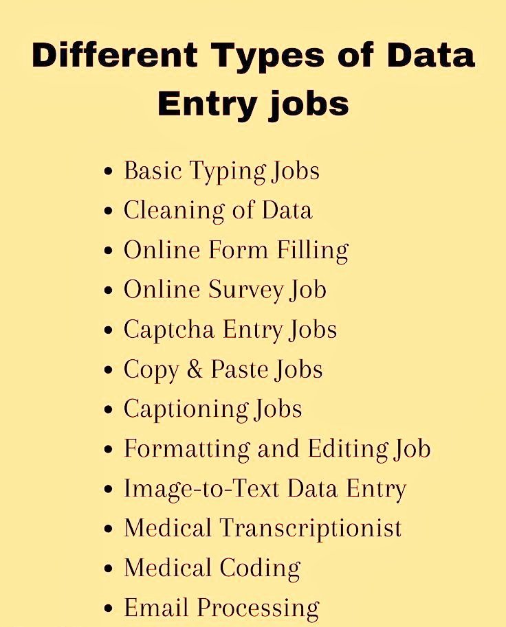 alifcoder's tweet image. 46 Websites that'll pay you $200/hr for data entry jobs:

I have prepared a list of 46 Websites that'll pay you $45/hr for data entry jobs With Just a Smartphone or Laptop and Internet.

For absolutely FREE:

To get it:

1. Follow Me
2. Like and Retweet
3. Reply with "send"