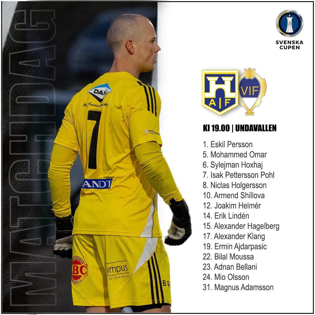 Matchdag på Undavallen! 🤍🖤
Ikväll går vi in i Svenska Cupen när vi möter Vänersborgs IF. Välkommen!

#herrestadsaif #uddevalla