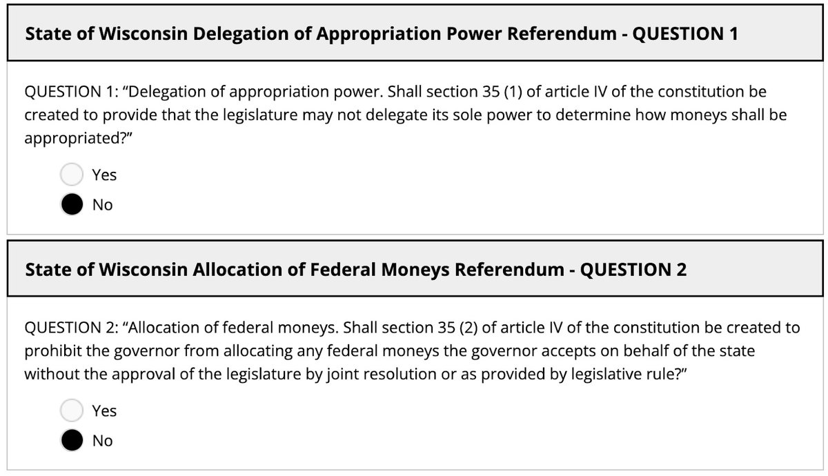 Stacey is absolutely correct. 🙏 Here's a jpeg with the "NO"s filled in so y'all can grab it for your tweets or quote retweets about these referendum questions. The questions are intentionally confusing so let's not make it harder for people to remember to VOTE NO on August 13th.