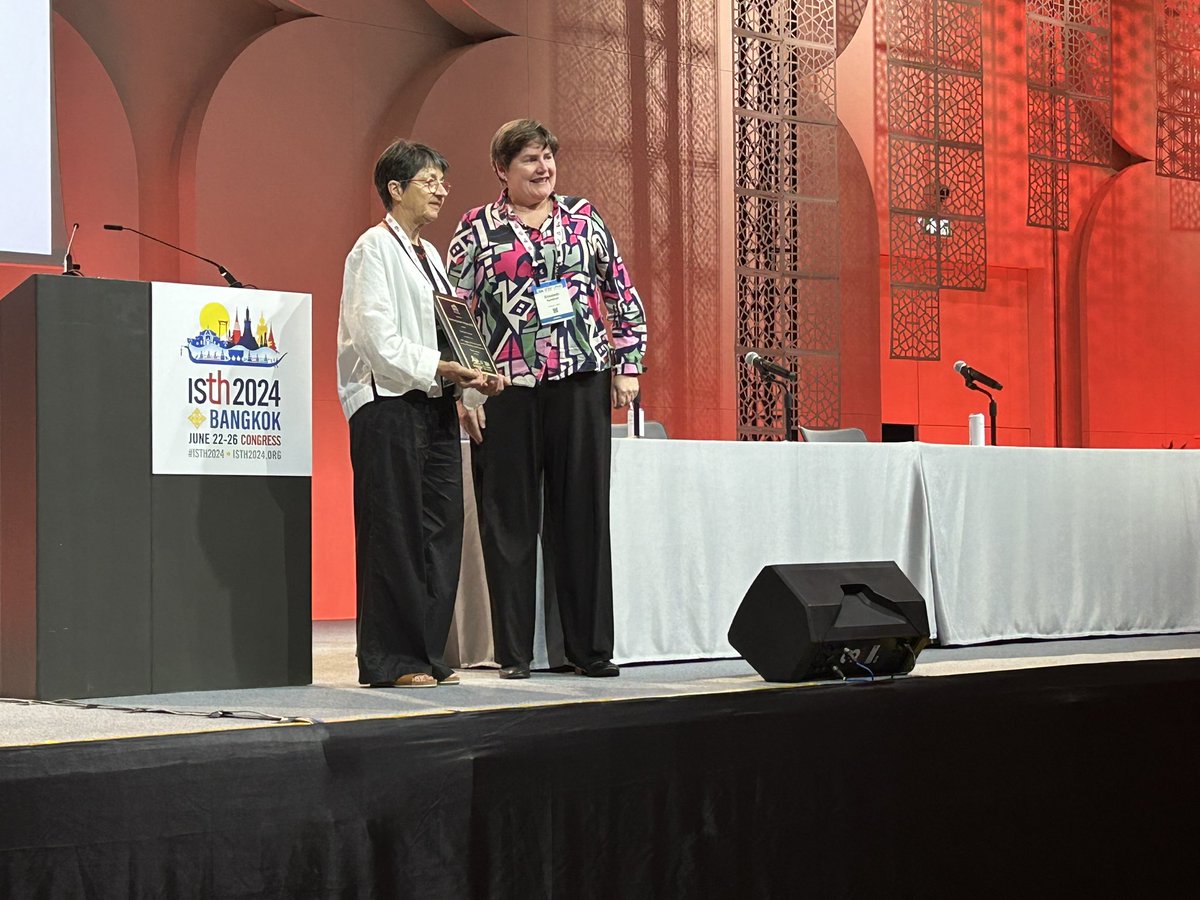 Prof Neil Morgan 💙 (@neilvmorgan) on Twitter photo Amazing Plenary talk - the 2024 Gus Born lecture from Prof Martine Jandrot-Perrus on the history of GPVI from cloning to clinic and introduced by <a href="/lizzyg100/">Liz Gardiner</a> @isth2024 #platelets #gp6 #glenzocimab🩸 💊 Amazing Plenary talk - the 2024 Gus Born lecture from Prof Martine Jandrot-Perrus on the history of GPVI from cloning to clinic and introduced by <a href="/lizzyg100/">Liz Gardiner</a> @isth2024 #platelets #gp6 #glenzocimab🩸 💊
