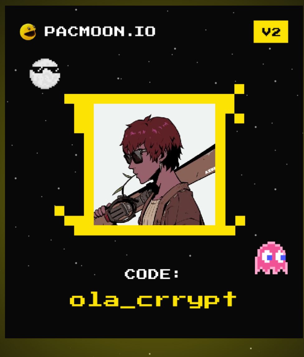 I’m bullish on BLAST

I’m bullish on Pacmoon

Now I’m bullish on Moca

You can now earn both $Pac &amp; $Moca 

To sign up on <a href="/pacmoon_/">Pacmoon</a> use my code in image below 👇👇

Make a post, make sure Pac &amp; Moca are mentioned 

LFG🔥