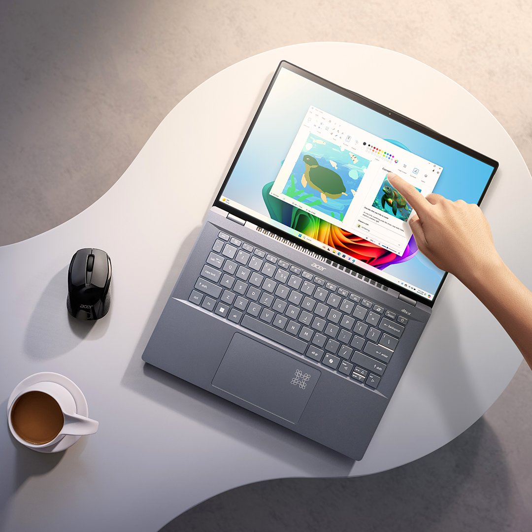 acer_ukraine's tweet image. Завдяки Copilot+, #Swift14 #AI також має ці революційні функції ШІ для Windows.
💭 Recall - миттєве нагадування з ПК
💬 Живі субтитри - субтитри та переклад у реальному часі
🖌️ Співавторство - перетворюйте ідеї на мистецтво
Ефекти Windows Studio - кращі відеодзвінки будь-де