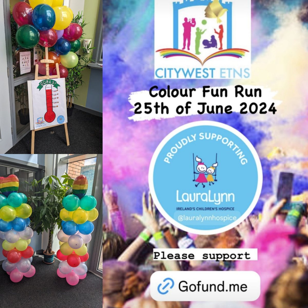 Good Morning ... Today is the day. Our colour run is finally here. 😄 We are super excited . Don't forget and donate if you can  🤗 #summerfun #laurlynn #gofundme #colourfunrun  gofund.me/6f6d4589
