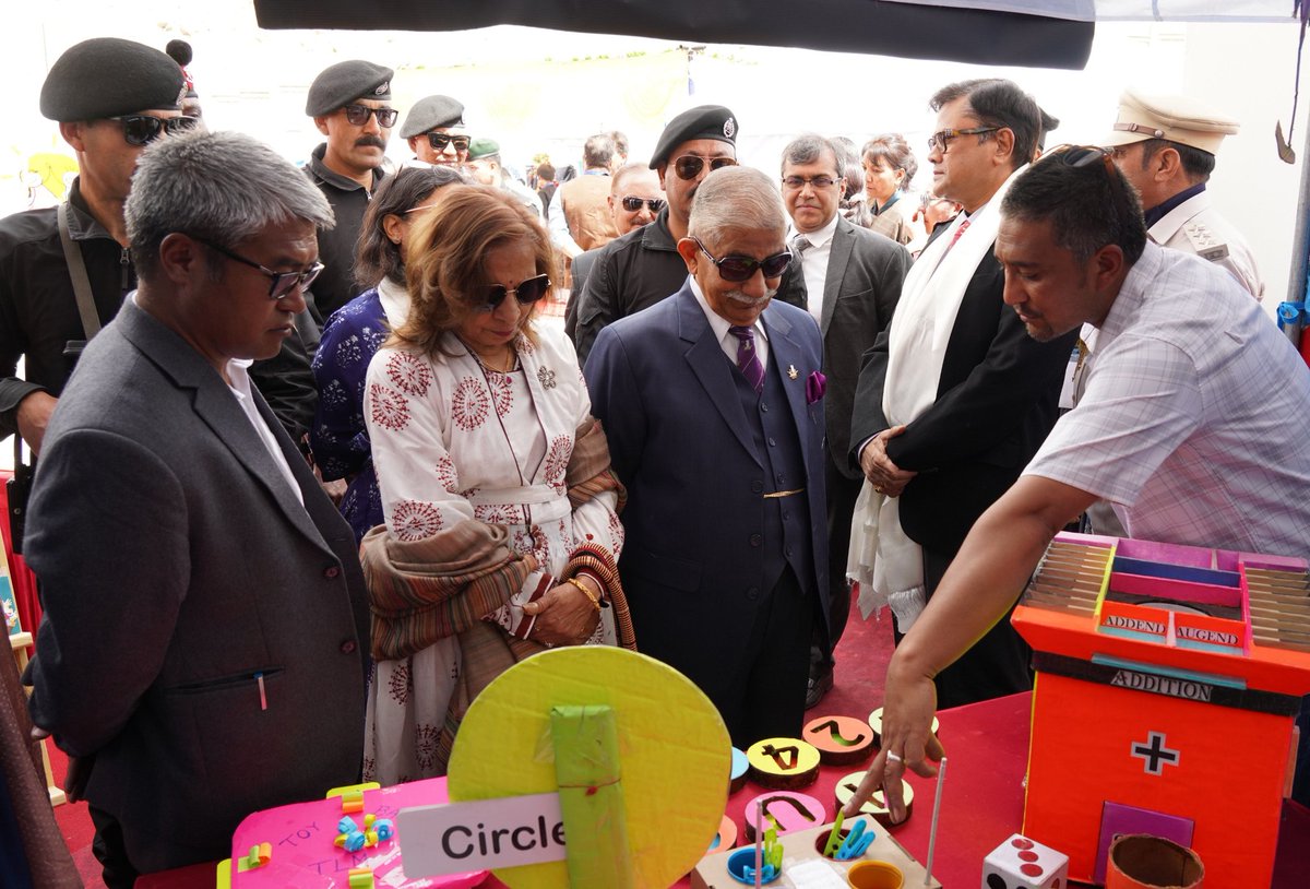 Office of the Lt. Governor, Ladakh (@lg_ladakh) on Twitter photo The HLG felicitated new literates from Leh and Kargil and released the Annual Report of School Education Department, UT Ladakh.
The HLG along with other dignitaries inspected the Science Mobile Lab and exhibition stalls set up by various schools across Ladakh.
<a href="/dse_ladakh/">Directorate of 𝗦chool 𝗘ducation, 𝗟𝗮𝗱𝗮𝗸𝗵</a> The HLG felicitated new literates from Leh and Kargil and released the Annual Report of School Education Department, UT Ladakh.
The HLG along with other dignitaries inspected the Science Mobile Lab and exhibition stalls set up by various schools across Ladakh.
<a href="/dse_ladakh/">Directorate of 𝗦chool 𝗘ducation, 𝗟𝗮𝗱𝗮𝗸𝗵</a>