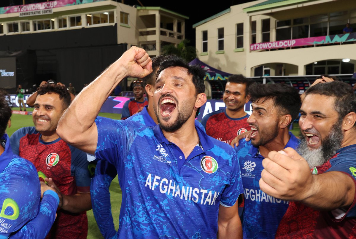 ACBofficials's tweet photo. 𝐓𝐡𝐢𝐬 𝐕𝐈𝐂𝐓𝐎𝐑𝐘 𝐦𝐞𝐚𝐧𝐬 𝐭𝐡𝐞 𝐰𝐨𝐫𝐥𝐝 𝐭𝐨 𝐮𝐬! 🤩👏

Congratulations to the entire nation! 🙌

#AfghanAtalan | #T20WorldCup | #AFGvBAN | #GloriousNationVictoriousTeam https://t.co/R2vJKNiAHG