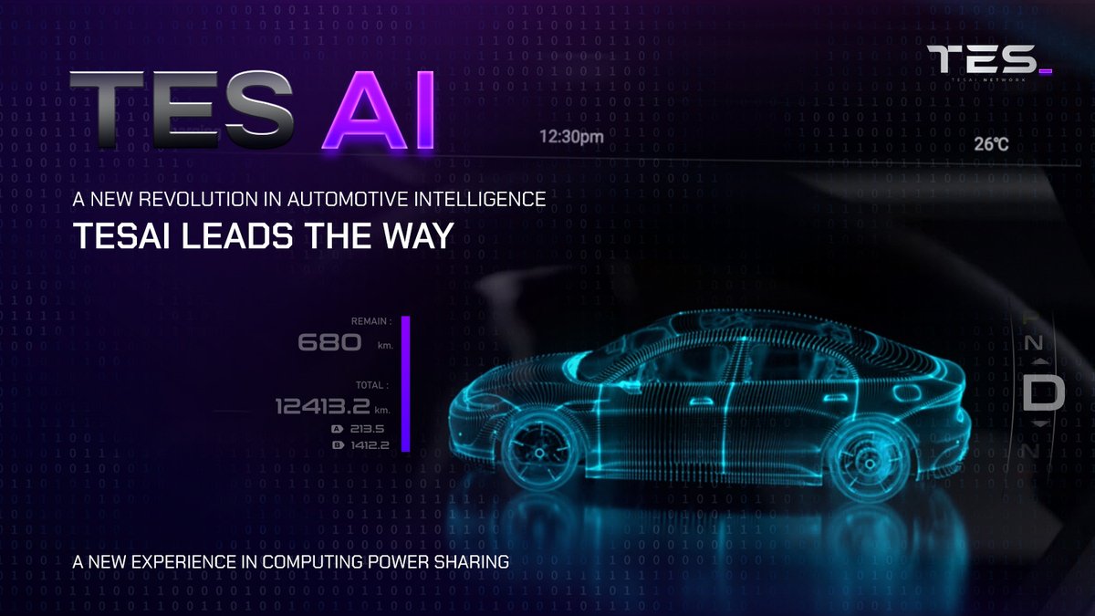 TESAI_BNB's tweet image. 🪇Accelerate AI to define the future development of automobiles

#TESAI📸Let every car have the power of intelligence
#GPUcomputing #innovationunlimited