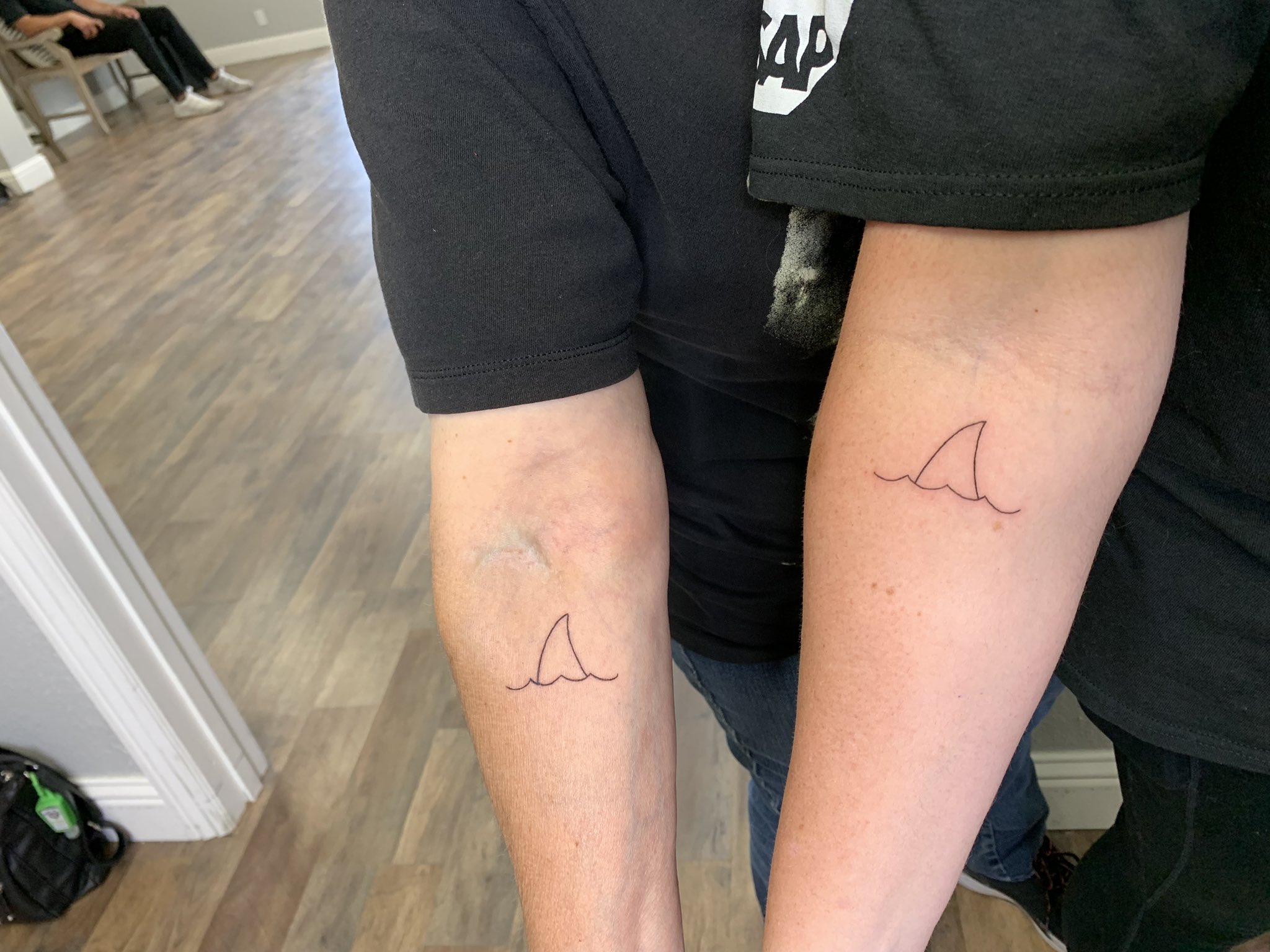 Simple Shark Fin Tattoos 3,926 Black Shark Tattoo Royalty Free Images,