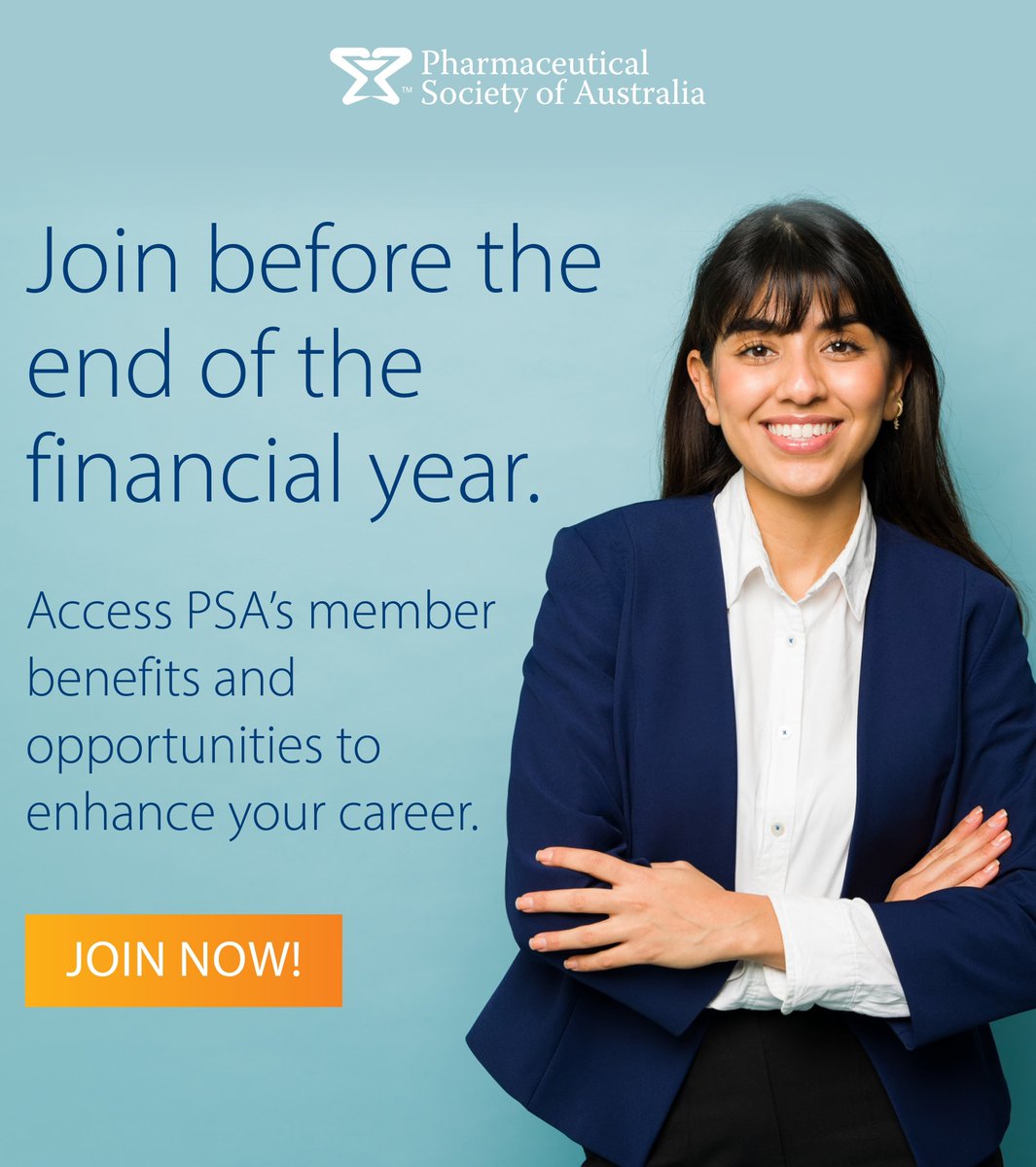 Join PSA before the end of the financial year! Enhance your career with access to member benefits and opportunities. Don't miss out—sign up today and take your professional journey to the next level.

👉 Become a member today: buff.ly/3XEpac6

#EOFY #Pharmacists