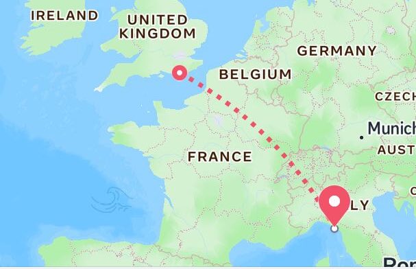 The adventure starts this morning! 🇮🇹 🍝 🍷