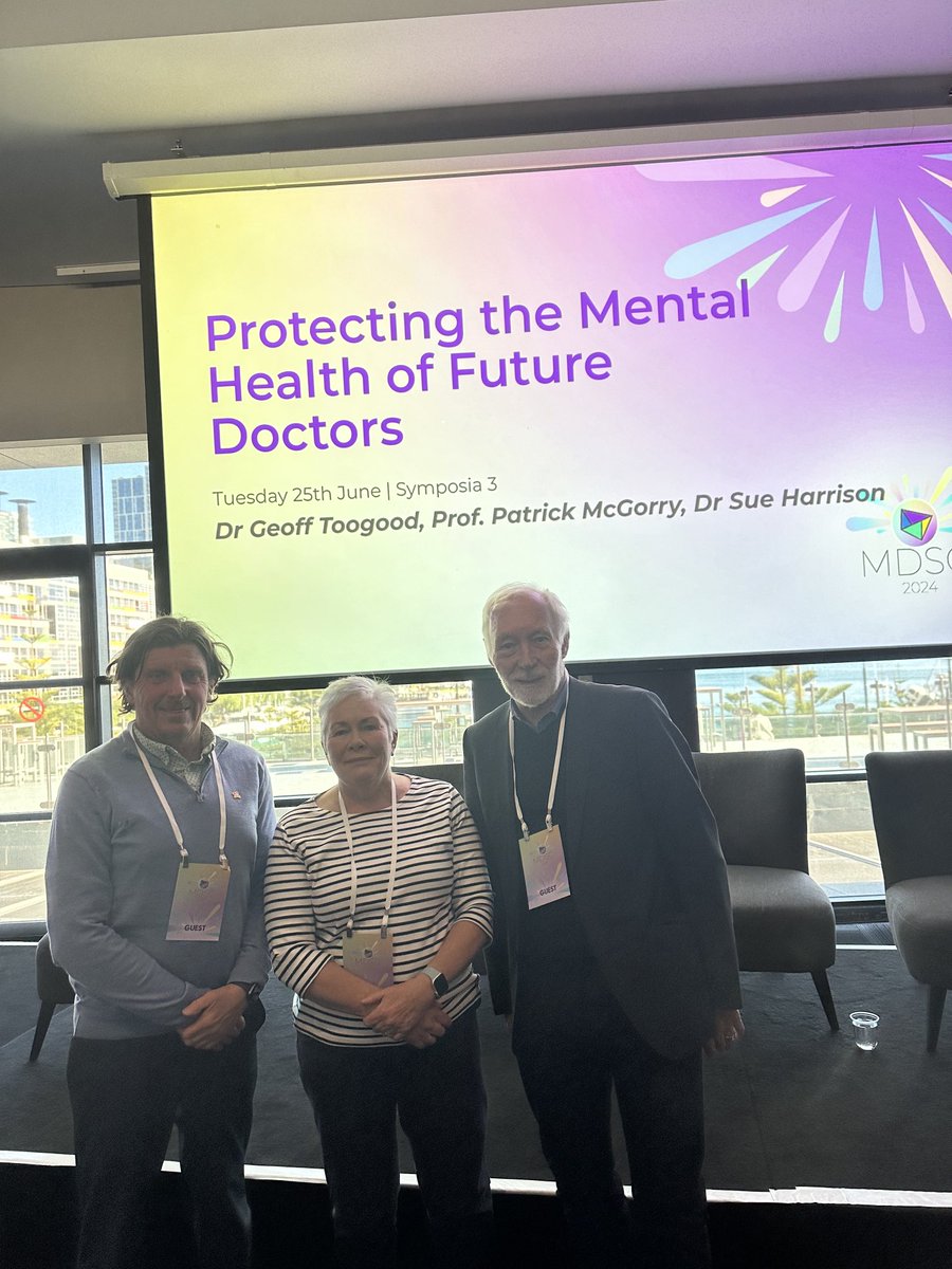 Geoff Toogood (@gdtoogood) on Twitter photo <a href="/PatMcGorry/">Patrick McGorry</a> <a href="/harrodoc/">Sue Harrison</a>
Great to join my esteemed colleagues on this panel
Melbourne University Students Annual conference <a href="/PatMcGorry/">Patrick McGorry</a> <a href="/harrodoc/">Sue Harrison</a>
Great to join my esteemed colleagues on this panel
Melbourne University Students Annual conference