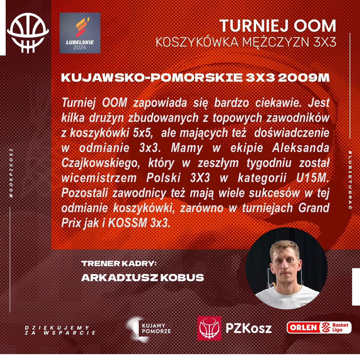 Kadra Kujawsko-Pomorskie 3️⃣❌3️⃣ 2009M zaczyna swój turniej na letniej,  Ogólnopolskiej Olimpiadzie Młodzieży 🏆 🔥 Naszych grupowych rywali oraz więcej informacji o samym turnieju znajdziecie na naszej stronie ⤵️
kpzkosz.com/aktualnosci/n/…
