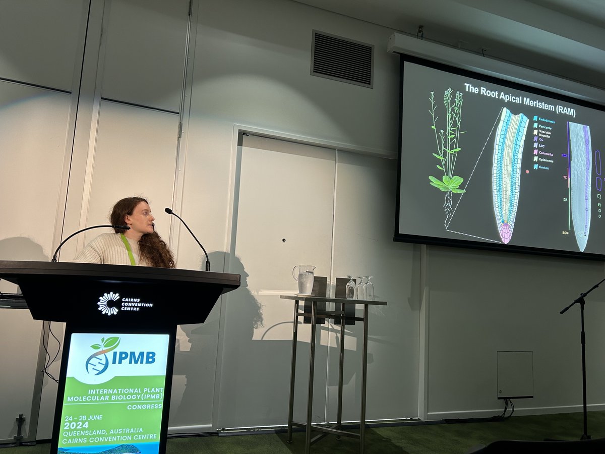 Great talk of our post-doc <a href="/NoemiSvolacchia/">Noemi Svolacchia</a> at <a href="/ipmb2024/">IPMB2024</a> about her last discoveries on cell wall mechanical properties #ipmb2024 #cairns #molecularbiology #cellwall