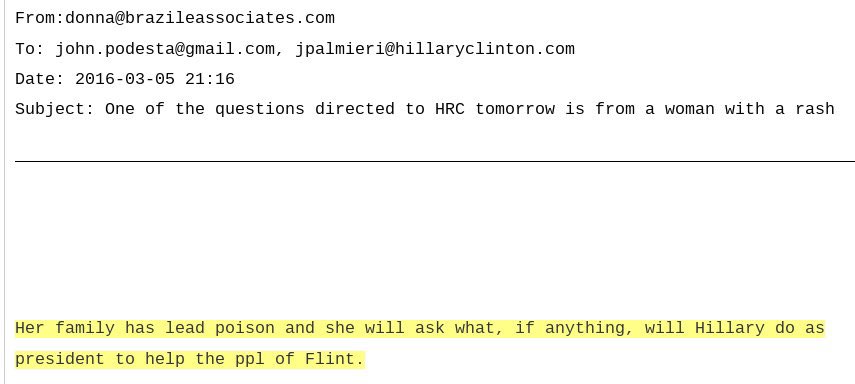 alx's tweet photo. FLASHBACK: WikiLeaks exposes Former CNN host and DNC Chair Donna Brazile leaking a townhall question to Hillary Clinton.

And now this week, CNN is trying to gaslight the American people that their network and moderators, Jake Tapper and Dana Bash, aren’t biased. https://t.co/CPeKCtcOCS