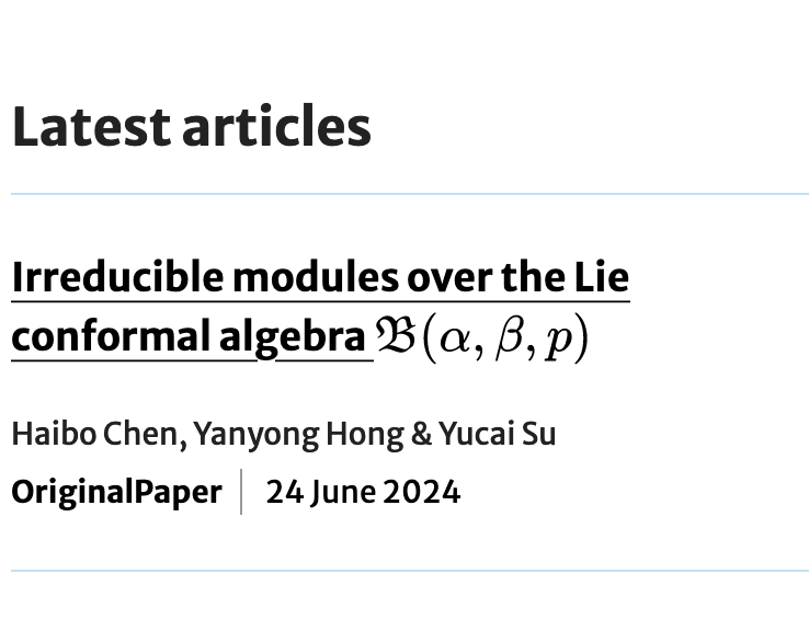 CMathematica's tweet photo. #LatestArticle #OnlineFirst #CollectaneaMathematica https://t.co/YBf13ENhHC
