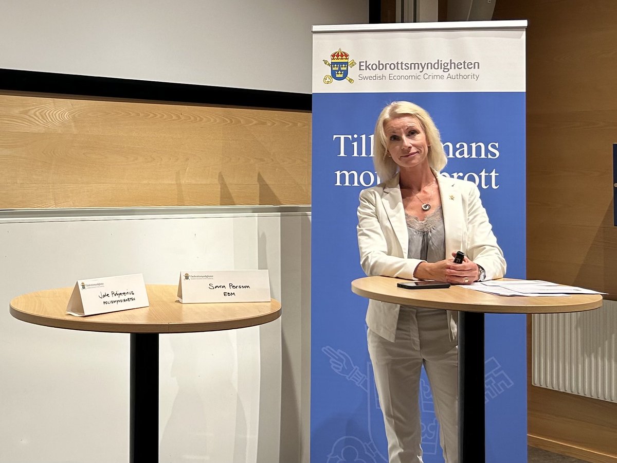 Nu kör vi snart! Missa inte möjligheten att lyssna på ⁦<a href="/Ekobrottsmyndig/">Ekobrottsmyndigheten</a>⁩ med gäster som beskriver hur den ekonomiska brottsligheten blivit blodomloppet i den grova organiserade brottsligheten. 

#ekobrott #almedalen 

ekobrottsmyndigheten.se/ekobrott-avgor…