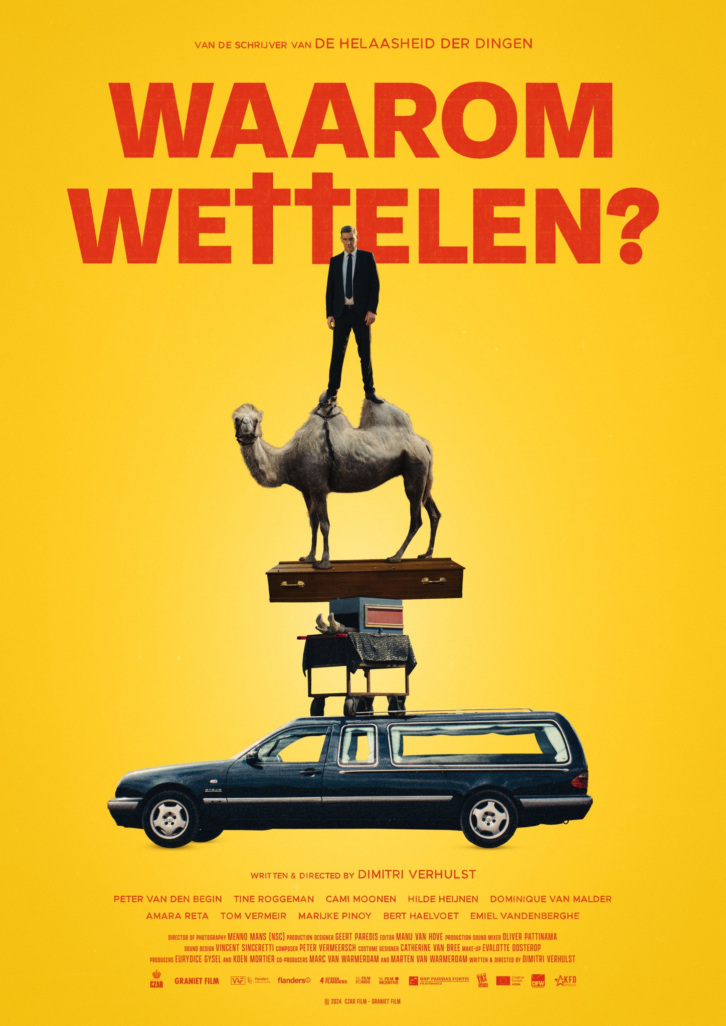 Waarom Wettelen poster met Peter van den Begin 