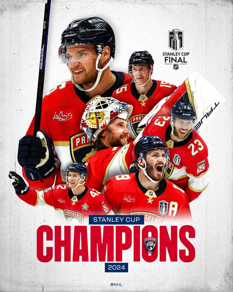 🏆 Pour la première fois de leur histoire, les <a href="/FlaPanthers/">Florida Panthers</a> sont champions de la Coupe Stanley !

Les Floridiens du Sud ont remporté l'Acte VII 2-1 cette nuit.

Connor McDavid, des <a href="/EdmontonOilers/">Edmonton Oilers</a>, reçoit le trophée Conn-Smythe, en tant que MVP des playoffs.

<a href="/NHL/">NHL</a> | #MySports