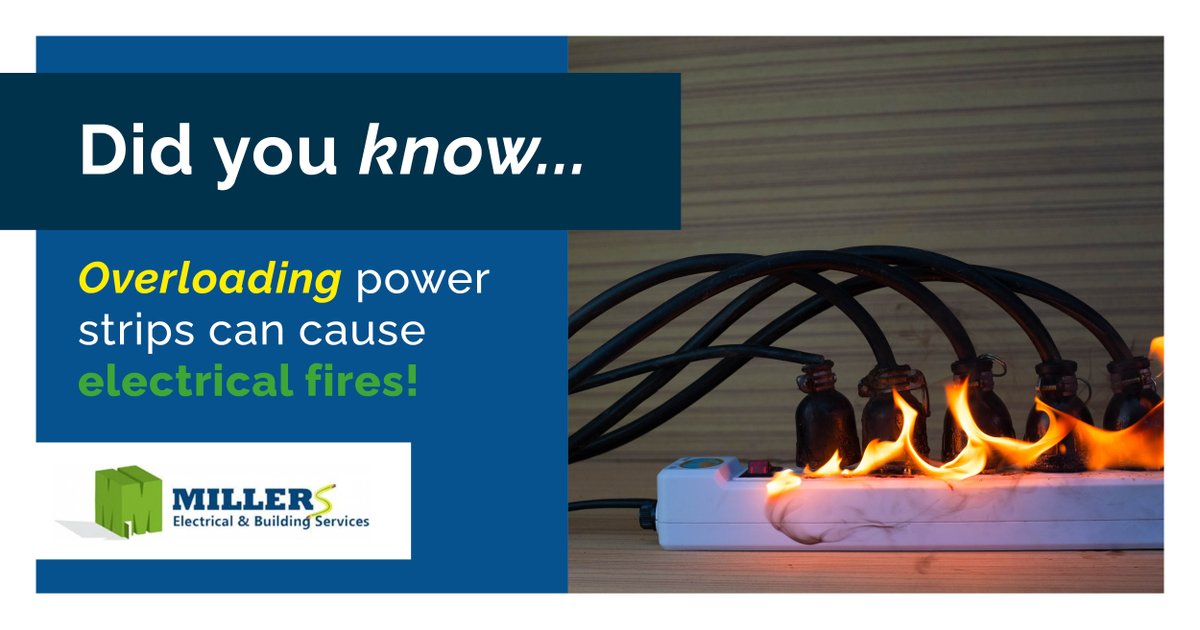 📢 Did you know? Overloading power strips can cause electrical fires! Always ensure your power strips are rated for the load you’re putting on them.🔌🔥 

#MillersElectrical #Electricial #Electrician #Bromley #London #Kent #InteriorDesign #LightingDesign