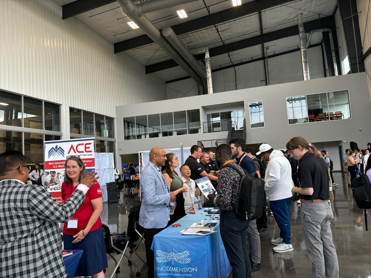 NanoDimensionX's tweet photo. Our NDEAR team had a successful visit to Tennessee! Amanda Taylor and Liem Tran attended the NAMRC 52 conference, hosted by the University of Tennessee, Knoxville, SME, and ASME.  Despite the HOT weather, they encountered many COOL and engaging individuals 😎 
#3DPrinting #NDEAR https://t.co/4uVfwiLbfd