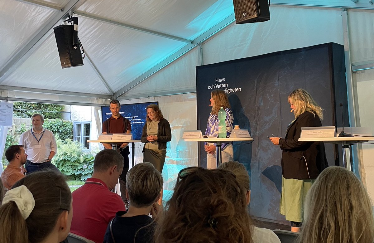 Konflikter om vatten - visade sig vara mer samsyn. Vi behöver arbeta mer med klimatanpassning och få bättre koll på vattenbalanserna