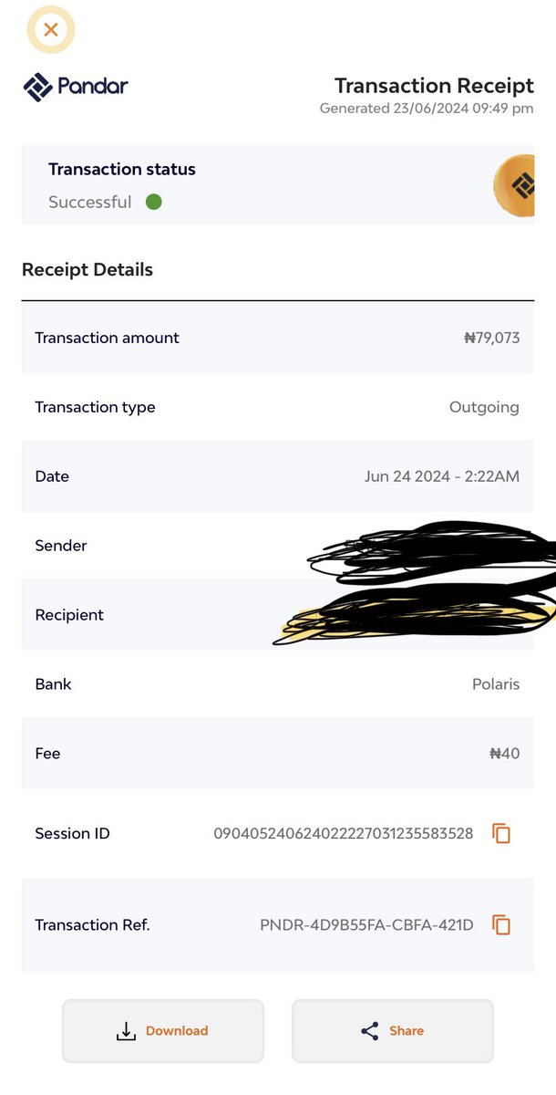 DEUltimate31318's tweet photo. @janny__V @McLarryJ1 I made three withdrawals from pander still now they have not credit me and the account said it’s failed please return my money ooooooooo, pander is a scam app please stay away from them @PandarNG https://t.co/6hHNC9aKvE