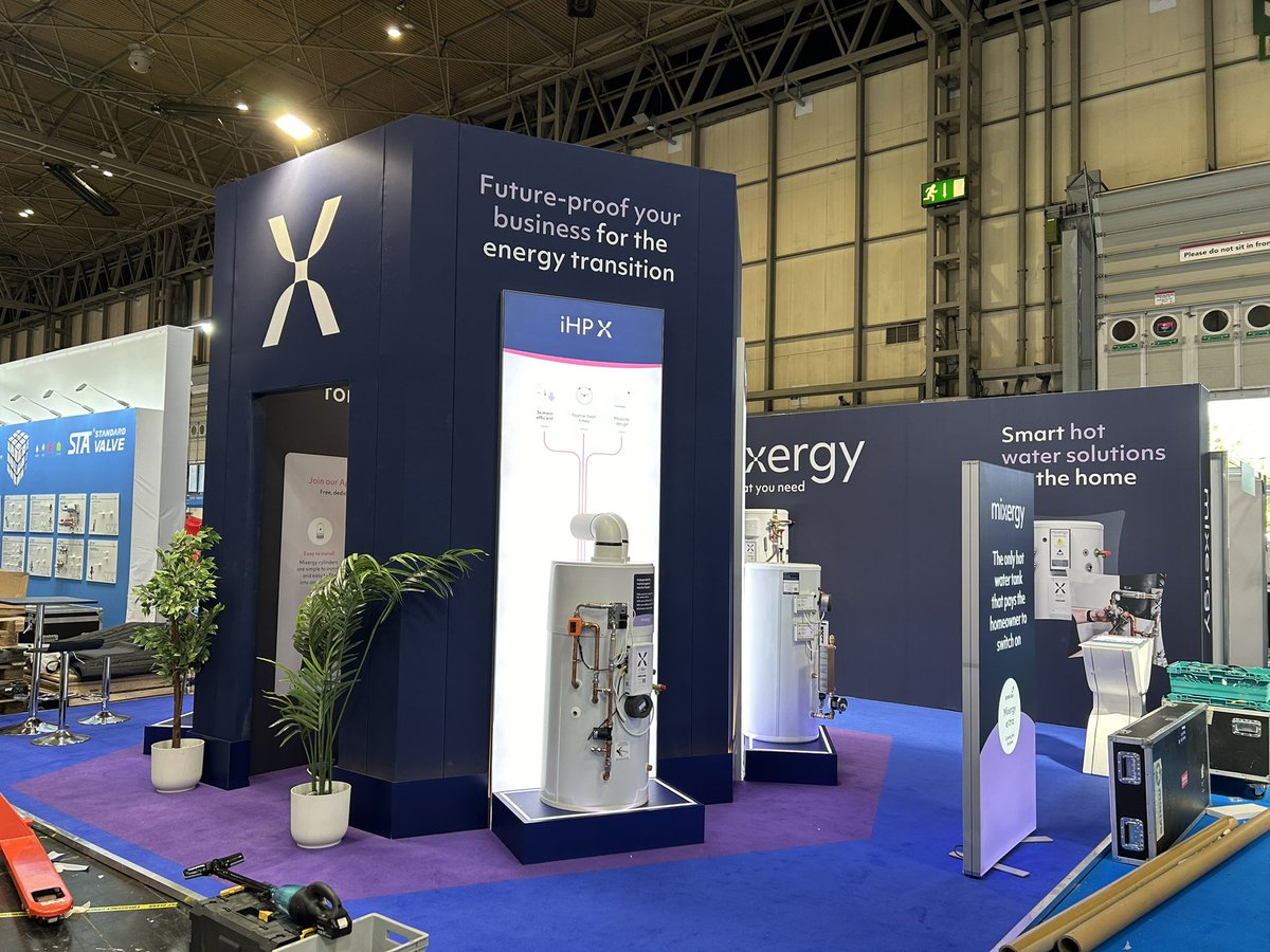 Good morning all, a beautiful day at the NEC for the @InstallerSHOW, if you’re coming, pop by and say hello