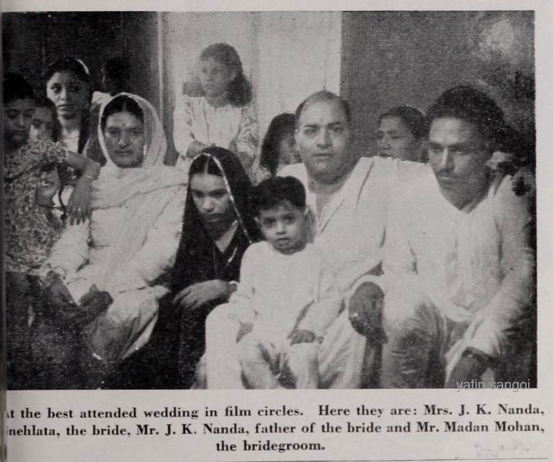yatsmusical's tweet image. celebrating 100th Birth Anniversary of #MadanMohan, sharing a rare pic of his wedding.
@p1j