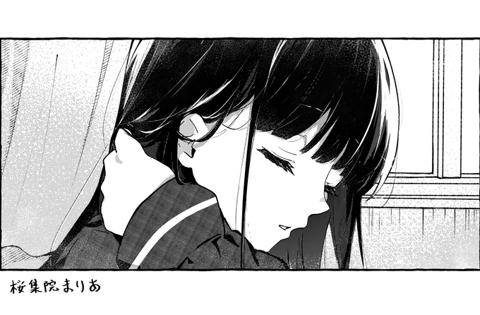 黒髪OCの練習💘 