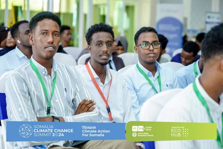 Saaid Abdifitah (@saaidabdifitah) on Twitter photo Waxaan kufaraxsanahay inaan ka qeyb galo shirweynaha isbeddelka cimilada Somalia
Somalia Climate change summit kaas oo lagu qabtay magaalada muqdisho 23 - 24 June 2024 , Shirkaas oo ay soo qaban qaabiyeen <a href="/EcohubSomalia/">Ecohub Somalia</a> .
#greenenvironment
#saveenvironment Waxaan kufaraxsanahay inaan ka qeyb galo shirweynaha isbeddelka cimilada Somalia
Somalia Climate change summit kaas oo lagu qabtay magaalada muqdisho 23 - 24 June 2024 , Shirkaas oo ay soo qaban qaabiyeen <a href="/EcohubSomalia/">Ecohub Somalia</a> .
#greenenvironment
#saveenvironment