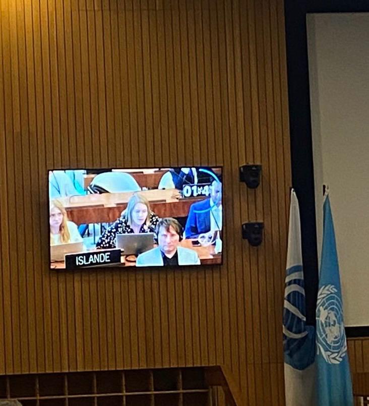 IcelandinParis's tweet photo. The 57th Session of the Executive Council of  @IocUnesco began today! Iceland🇮🇸 recognizes the relevance of @IocUnesco and prioritizes efficiency in the work of the Organization, particularly in light of an increased demand of its products and a greater sense of urgency🌊#EC57 https://t.co/Qc85rBQ2Il