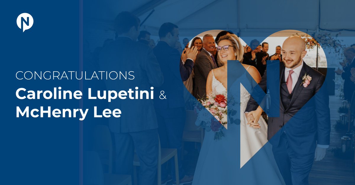 NRTVStrategies's tweet photo. Congratulations to our own @Fort_McHenry and former member of #TeamNarrative, @CarolineLoop, on celebrating their marriage earlier this year. We're honored to have been a part of their journey and wish the newlyweds a lifetime of happiness in the years ahead! https://t.co/qWbF0NrXeH