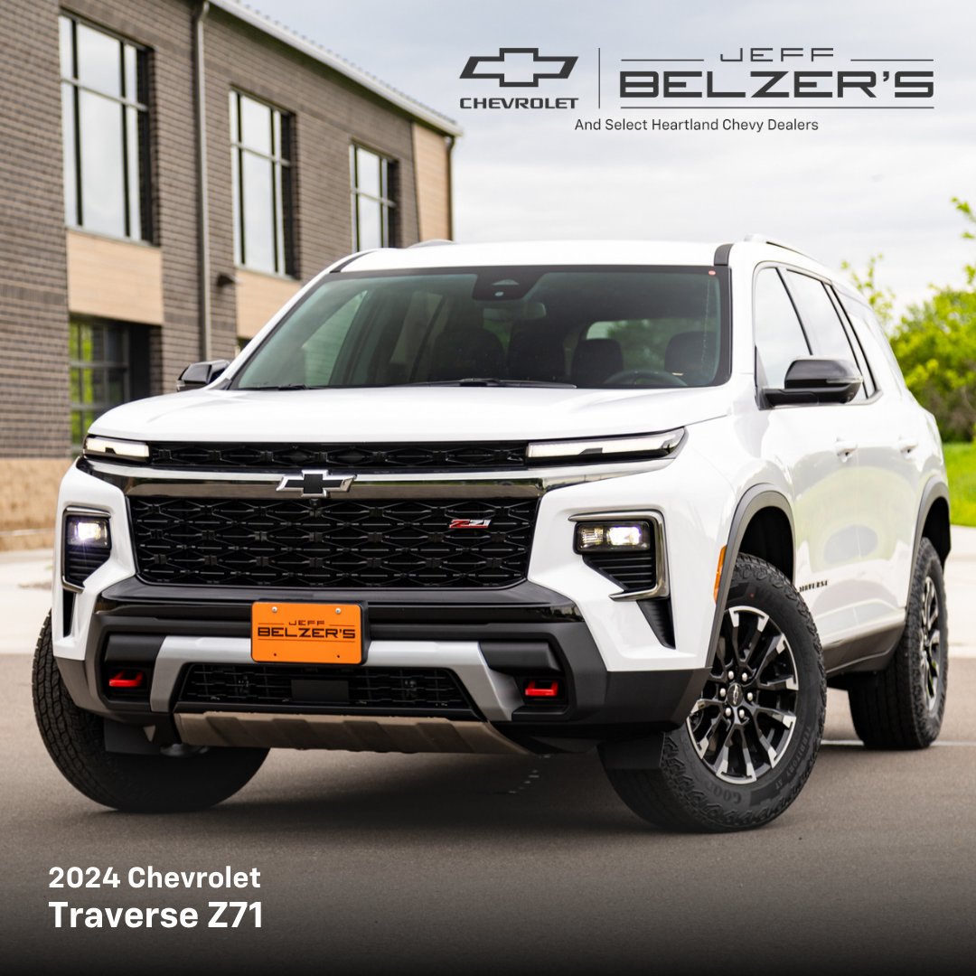 Basilica Block Party (@basilicabp) on Twitter photo Have you seen the new body style on the 2024 Traverse? Visit <a href="/JeffBelzers/">Jeff Belzer's</a> Chevrolet to get behind the wheel today. Discover why they have been named Minnesota’s #1 Volume Chevrolet Dealer since 2013!
For more info --> jeffbelzerschevy.com Have you seen the new body style on the 2024 Traverse? Visit <a href="/JeffBelzers/">Jeff Belzer's</a> Chevrolet to get behind the wheel today. Discover why they have been named Minnesota’s #1 Volume Chevrolet Dealer since 2013!
For more info --> jeffbelzerschevy.com