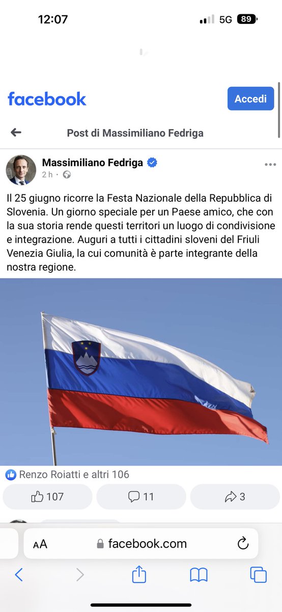Gesta visokega spoštovanja in prijateljstva s strani predsednika FJK <a href="/M_Fedriga/">Massimiliano Fedriga</a> 
Zamejski levičarji in sen. Rojc pa obtožujejo <a href="/StrankaSSk/">SSk</a> da mežika desnici (=fašistom)
Še veliko takih desničarjev!