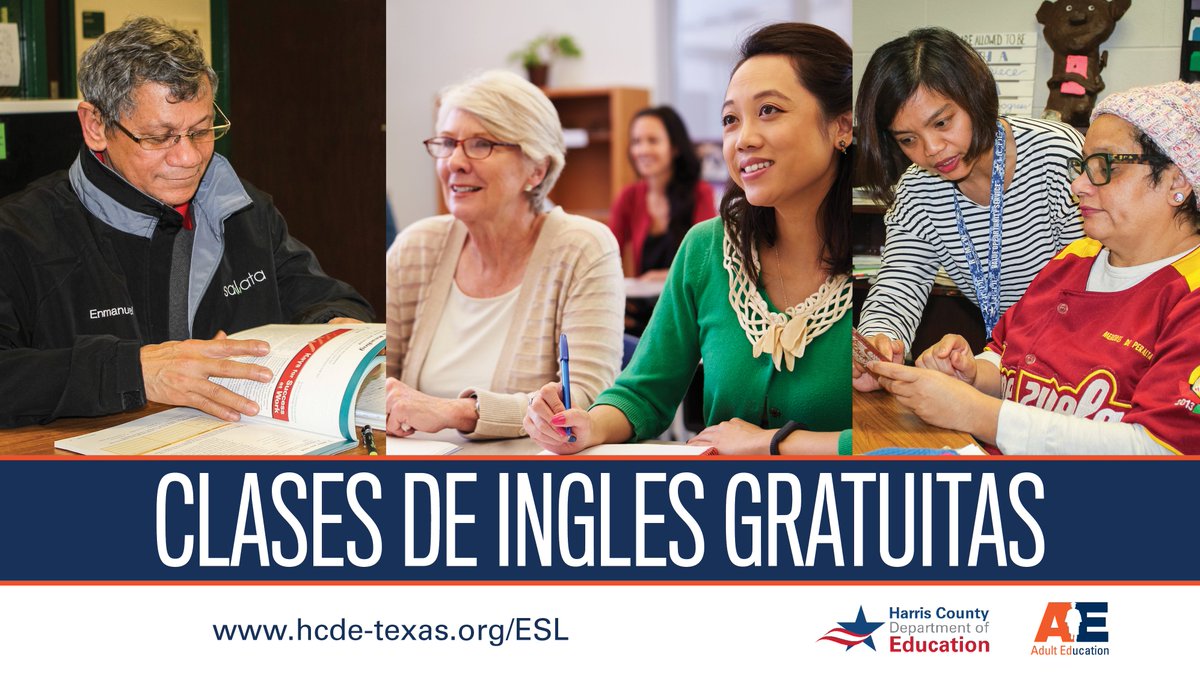 8 al 9 de Julio de 2024
8:30 a.m. o' 5 p.m.

Baytown Learning Center
101 S. Whiting St.
Baytown, TX 77520

¡Visítenos en persona en la ubicación listada para registrarse en nuestras clases de ingles! Clases de GED en español disponible.