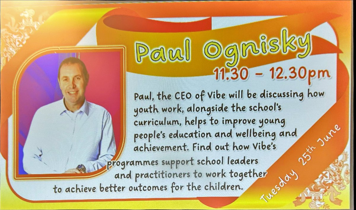 Vibe (@vibeukorg) on Twitter photo Today, Vibe CEO Paul Oginsky shared insights on motivating young people in education at the St. Helens Festival of Learning, held at St. Helens Rugby Stadium. ๐๐ก #VibeUK #StHelens #StHelensFestivalofLearning <a href="/sthelenscouncil/">St Helens Borough Council</a> Today, Vibe CEO Paul Oginsky shared insights on motivating young people in education at the St. Helens Festival of Learning, held at St. Helens Rugby Stadium. ๐๐ก #VibeUK #StHelens #StHelensFestivalofLearning <a href="/sthelenscouncil/">St Helens Borough Council</a>
