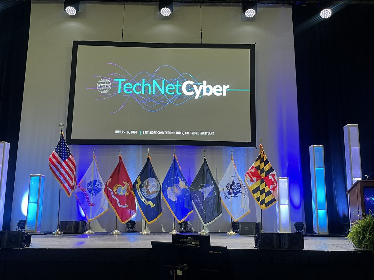 GinaMcGovern (@glmcgovern) on Twitter photo Stage is set for TechNet Cyber 2024! We will see soon for the opening keynote at 9:30. #TechNetCyber <a href="/AFCEA/">AFCEA International</a> Stage is set for TechNet Cyber 2024! We will see soon for the opening keynote at 9:30. #TechNetCyber <a href="/AFCEA/">AFCEA International</a>