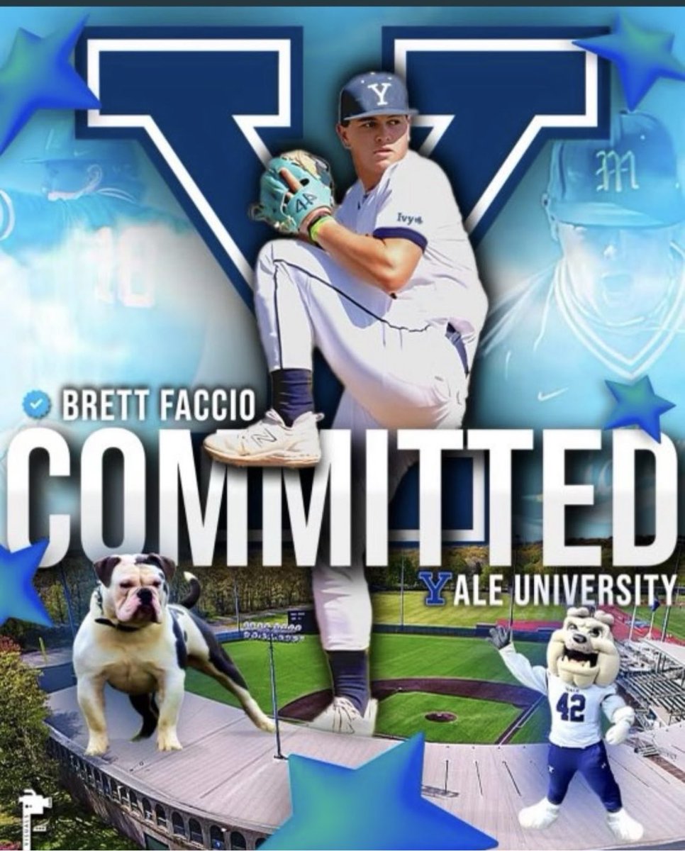 official_hitdog's tweet photo. *HUGE congratulations to Brett Faccio on his commitment to Yale University! Happy as heck for this young man. A great athlete but a phenomenal dude. Will be majoring in Chemical Engineering at Yale. Congrats to mom & Dad(Neil). Well Deserved! #MidlandHS #Berryhill #DogsOn⬆️ https://t.co/vlAIdvN3R9