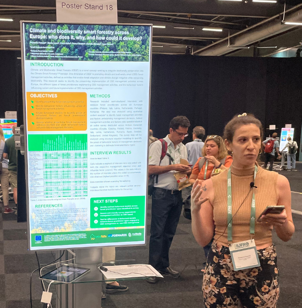 europeanforest's tweet photo. Climate-Smart forestry is one of our research topics and today @Cleorf1, @FloFranzini  and @YasminMaximo  presented their work at #IUFRO2024. Hans Verkerk  moderated the session.

More info: https://t.co/XVkHcf3hL5 https://t.co/UsWOOsF8Nm