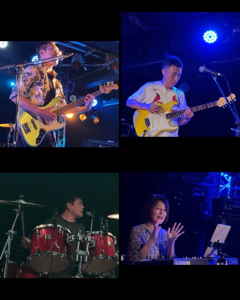 daisukekoyama02's tweet photo. Mada x2 Yarude FES
2024/6/23(SUN) #倉敷REDBOX 
皆様ありがとうございました♪♪

セットリスト
Smoky -char
からまわり -char
Spinning Toe Hold -クリエイション
Monkey Masic -ゴダイゴ
銀河鉄道999 -ゴダイゴ https://t.co/DK2plg3Hhq