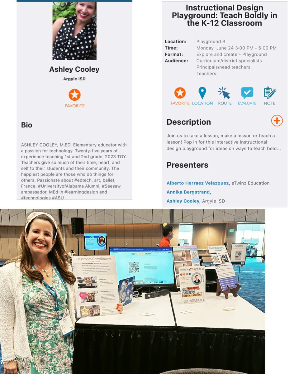 Grateful to be at @ISTELive as a presenter and attendee. #ISTELive is the ultimate conference for educators and I’m so proud to be here!! The best part is making connections...together we are better! #classroomculture #SEL #edtech