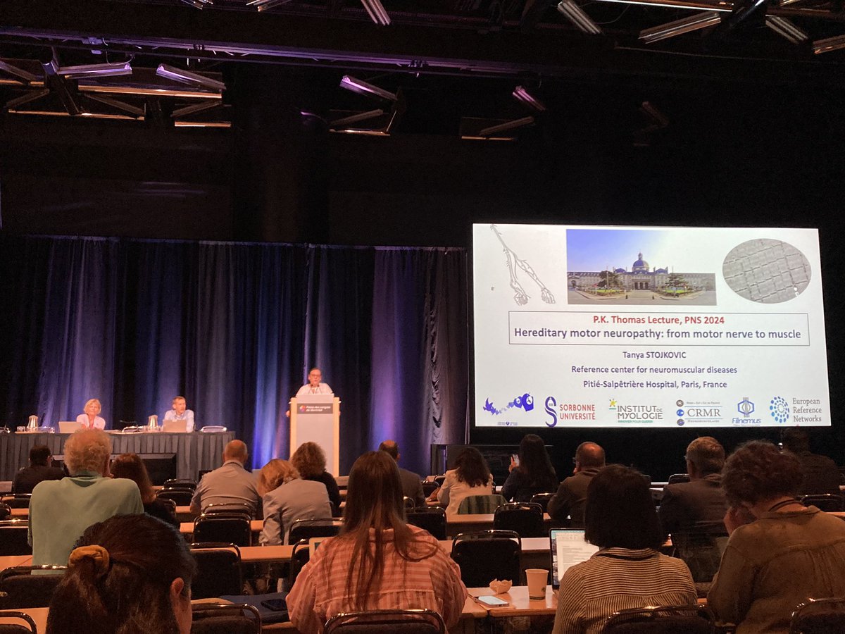 Gorkaeulate's tweet photo. This year’s PK Thomas plenary lecture speaker is @tanya_stojkovic. What a mentor and what a chance to learn from her everyday. #PNS2024 🇨🇦 

@Inst_Myologie @HopPitieSalpe @SMyologie https://t.co/IHkdprCeoJ