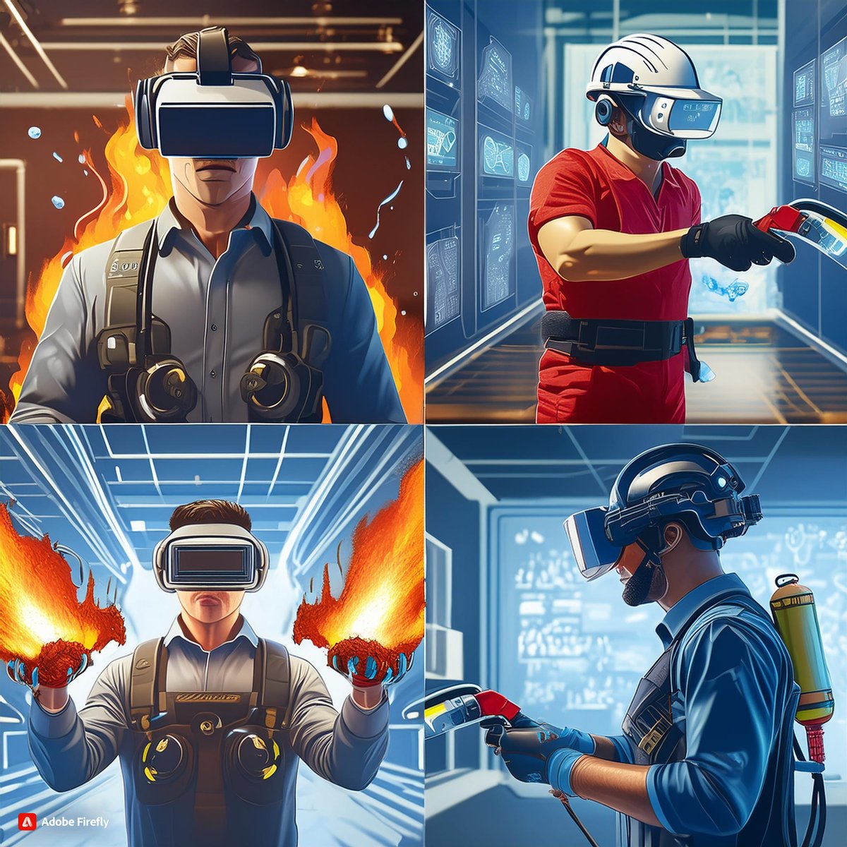 XREmergTraining's tweet image. Master the PASS technique in VR! 🧑‍🚒🔥 Emergency Academy&apos;s Fire Extinguisher module offers safe, realistic practice for all skill levels. Download now and try for FREE! #FireSafety #VRTraining #PASStech

VR2.Li