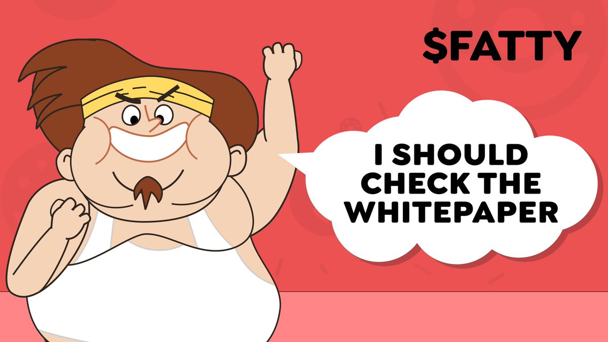 🎓 Looks like it’s study time!

#FatBoy wants to check out his #Whitepaper - it’s had some big updates 😮. Let’s dive in and see what’s new to keep up with all the latest and greatest 📄👀!

🔗: whitepaper.fatty.io

#Tamagotchi #FATTY #P2E #GameFi #Token