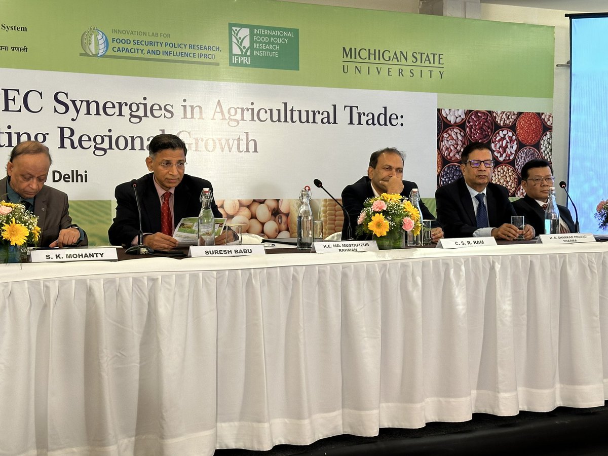 #Agriculture provides a huge opportunity for expanding trade within <a href="/BimstecInDhaka/">BIMSTEC</a> region says Bangladesh High Commissioner <a href="/bdhc_delhi/">Bangladesh High Commission, New Delhi</a> <a href="/ihcdhaka/">India in Bangladesh</a> <a href="/IndraManiPR/">Indramani Pandey, IFS (R)</a> <a href="/SenseandC_sense/">Amar Sinha, IN</a> <a href="/RIS_NewDelhi/">RIS</a> <a href="/IFPRI/">IFPRI</a>